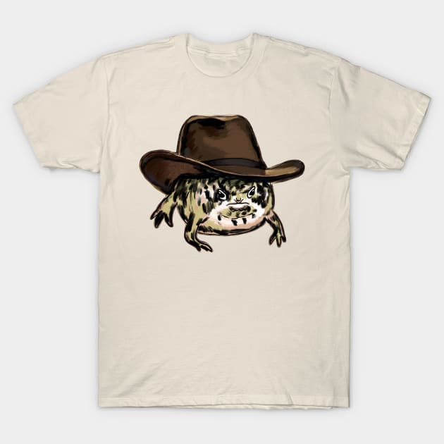 Funny Desert Rain Frog Howdy Meme T-Shirt by okpinsArtDesign